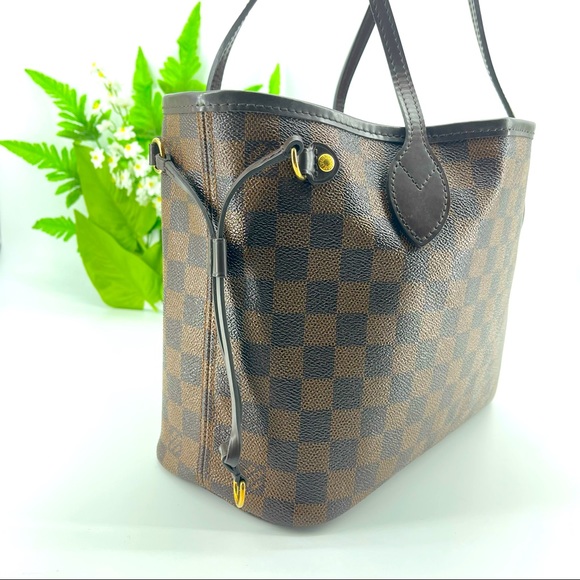 Louis Vuitton Neverfull Pm Damier Ebene with Pochette Authentic - Picture 3 of 12